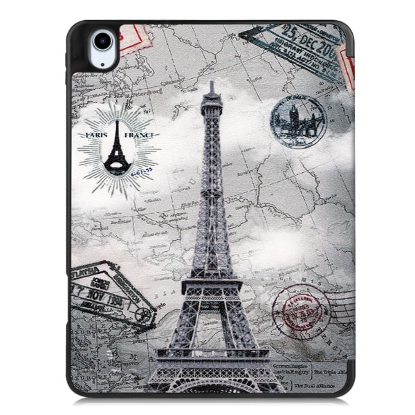 Etui for iPad Air 11 (2024) med Tri-fold Stativ, Tablettdeksel med Penneholder - Tower Multicolor