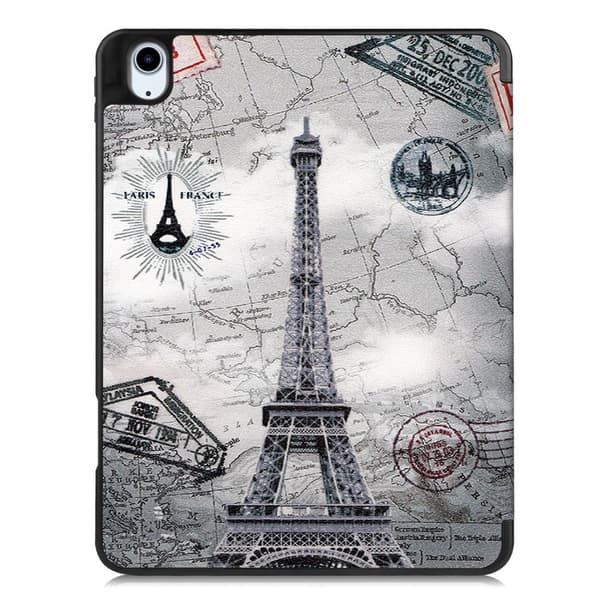 Till iPad Air 11 (2024) Slim fit tri - fold fodral Pennfack - Tower multifärg