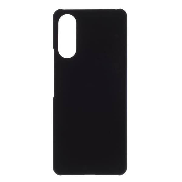 Rubberized Hard Plastic Suojakuori - Sony Xperia 1 II - Musta Black