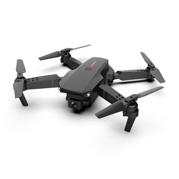 E88 Pro RC Drone med to kameraer dobbelt batterier Black