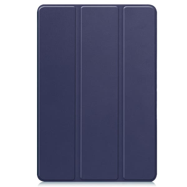 For Samsung Galaxy Tab S12 Ultra Tri-Fold Stand Tablet Case with Pen Slot Blue
