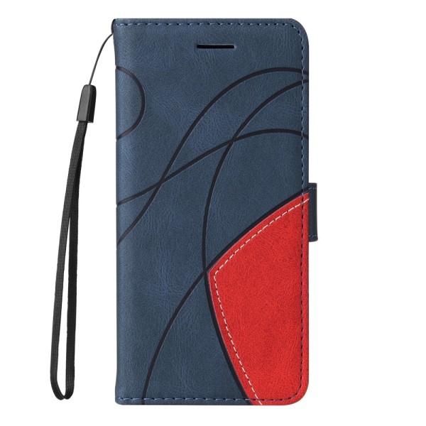 Til Google Pixel 8a KT-serie-1 dobbeltfarve Blue