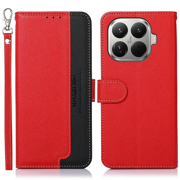 KHAZNEH Til Xiaomi 17T Lommebokdeksel Red