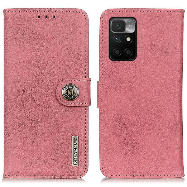 Xiaomi Redmi 10 KHAZNEH Plånboksfodral - Röd Röd
