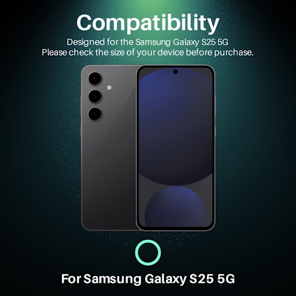 NORTHJO för Samsung Galaxy S25 Härdat Glas Kameralinsskydd Transparent