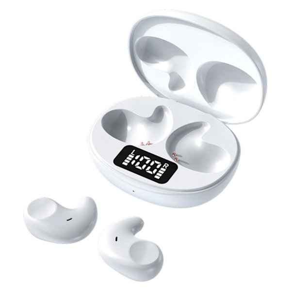 In-ear sovehodetelefoner med Bluetooth - Hvit White