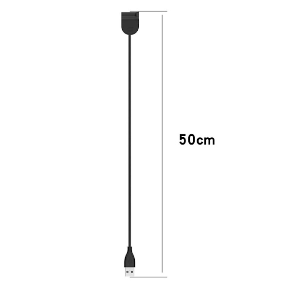 Xiaomi Mi Band 7/6/5 latauskaapeli - musta Black