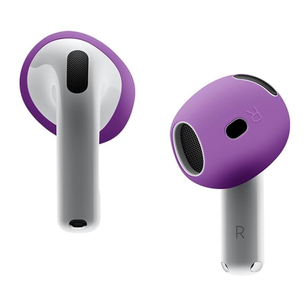 For AirPods 4 ørepropper Sklisikkert silikonetui Ørepropper Ørepropper - Lilla Purple