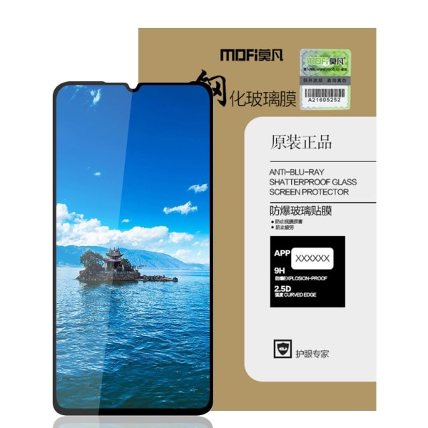MOFI Xiaomi Mi 9 Lite 2.5D 9H:lle täysin peittävä karkaistu lasi Transparent