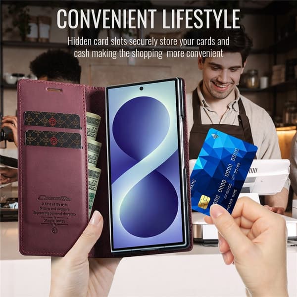 CASEME Telefonpungcover til Samsung Galaxy Z Fold8 Ultra Red