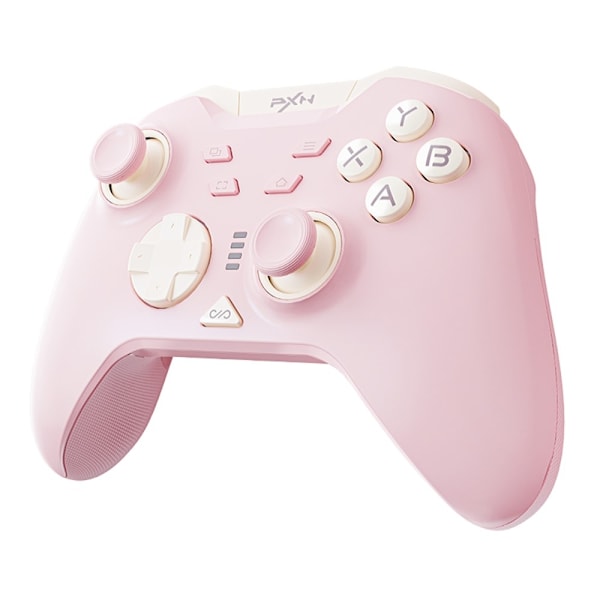Bluetooth trådløs spillkontroller med mottaker kompatibel med Steam PC Android iOS Nintendo Switch - Rosa Pink
