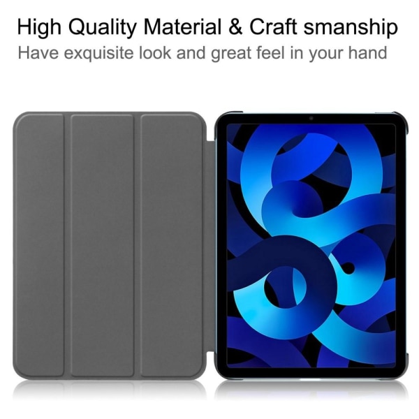 Trifoldet stativetui til iPad 10.9 (2022) Tabletcover - Enhjørning Multicolor