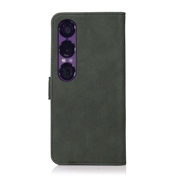 KHAZNEH Sony Xperia 1 VII Case lompakkokotelolle Shell Phone Case Green