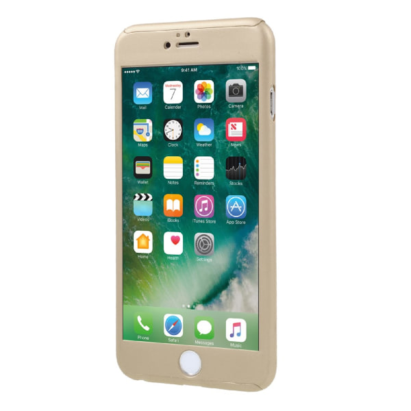 360 Skal till iPhone 6 / 6s - Skydd för hela din iPhone - Guld Gold