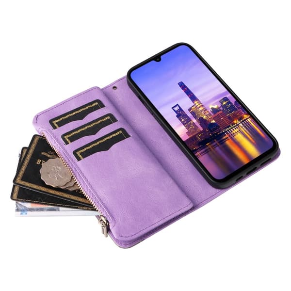 KT Multifunksjons Serie-5 For Samsung Galaxy A16 Telefonveske Purple