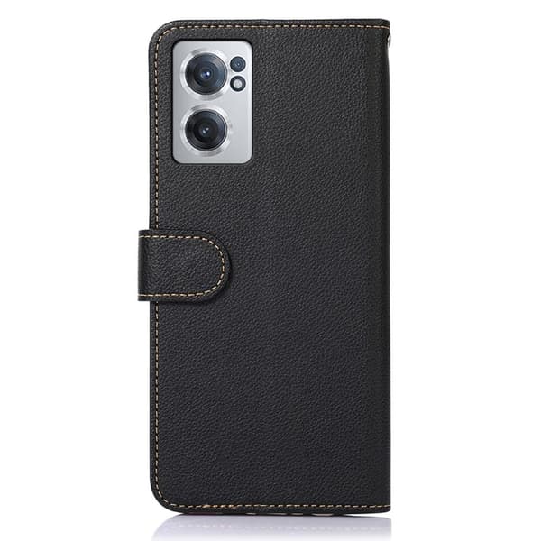 KHAZNEH Till OnePlus Nord CE 2 Plånboksfodral - Svart/Röd Röd