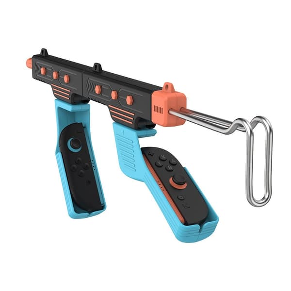 Spelkontroll Pistolgrepp kompatibelt med Nintendo Switch 2 Switch Switch OLED Blå