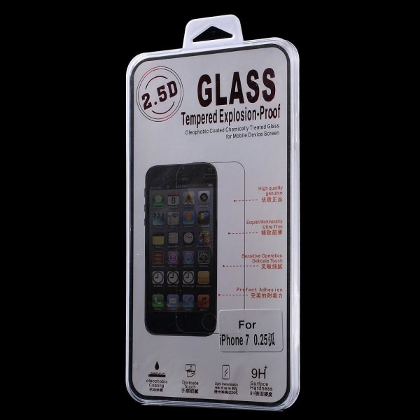 iPhone 6 & 7 & iPhone 8 / SE (2020) 4,7" Härdat glas 0,3mm Transparent