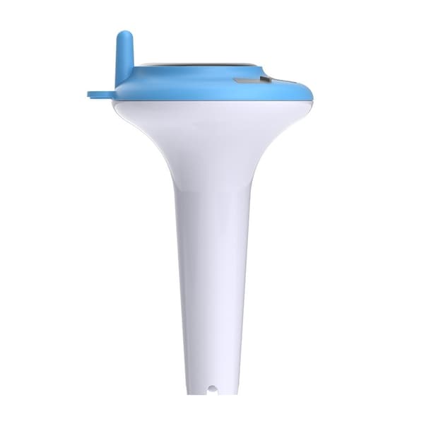 Termometer Vattentemperatur Uppladdningsbar flytande digital solcellstermometer Blå