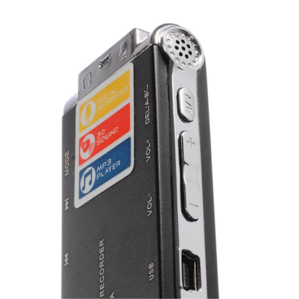 Digital stemmeopptaker SK - 012, 8 GB Black
