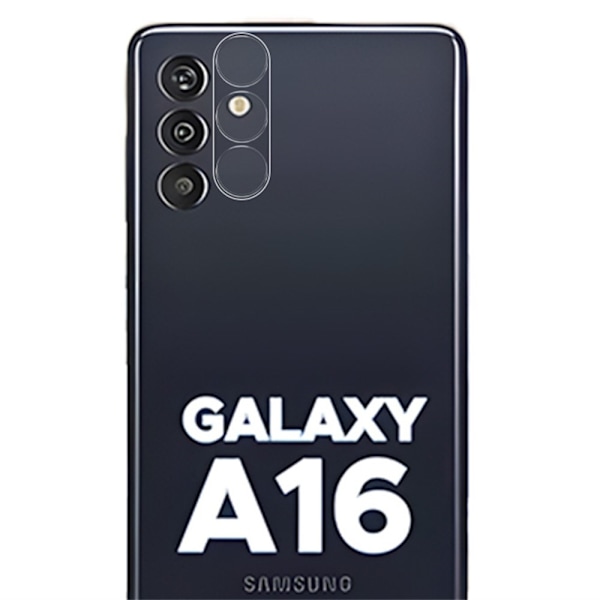 Till Samsung Galaxy A16 Heltäckande Skyddande härdat glas till Kamera lins Transparent