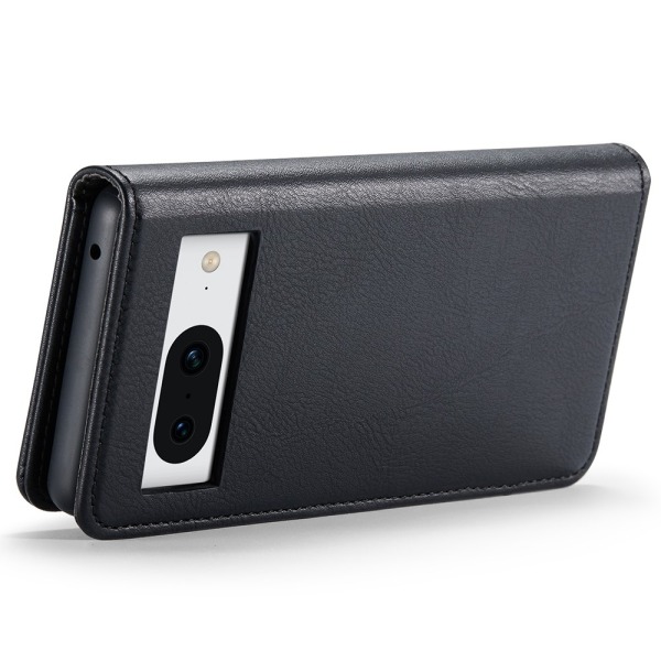 DG.MING Google Pixel 8 Irrotettava 2-in-1-lompakkokansi Black