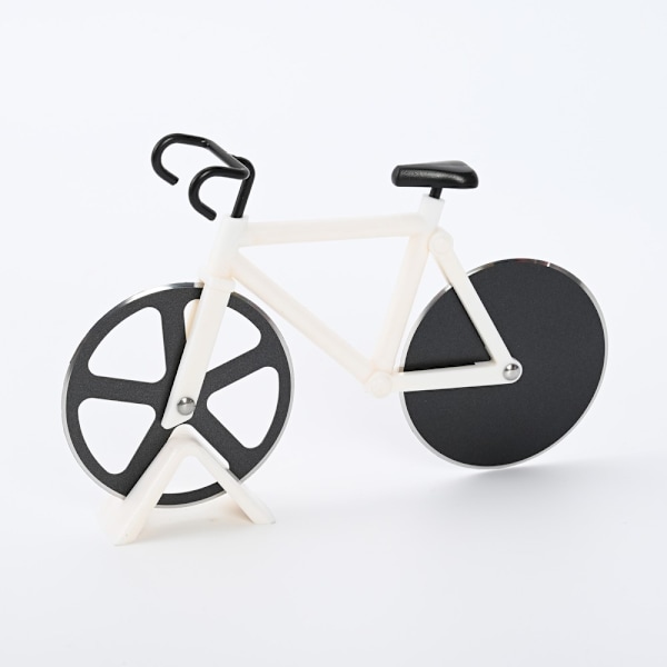 Pizzaskärare / Pizza Slicer Cykel - Vit Vit