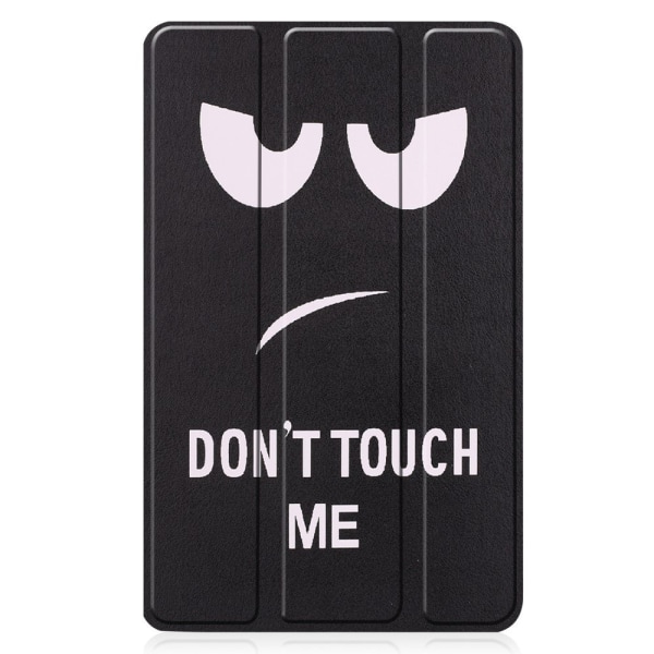 Kuvio Kolminkertainen jalustan kansi Lenovo Tab M7 - Don't Touch Black