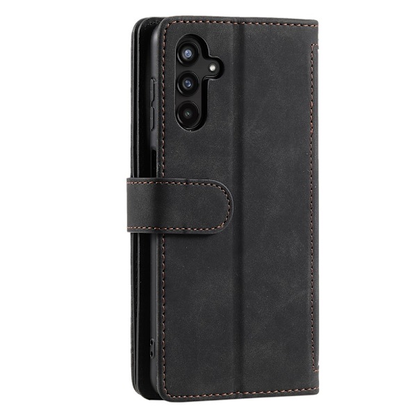 Til Samsung Galaxy A56 5G Etui med Lynlåslomme og 9 Kortlommer Black