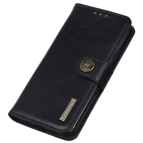 KHAZNEH Wallet Stand Case for Motorola Edge 30  - Black Black
