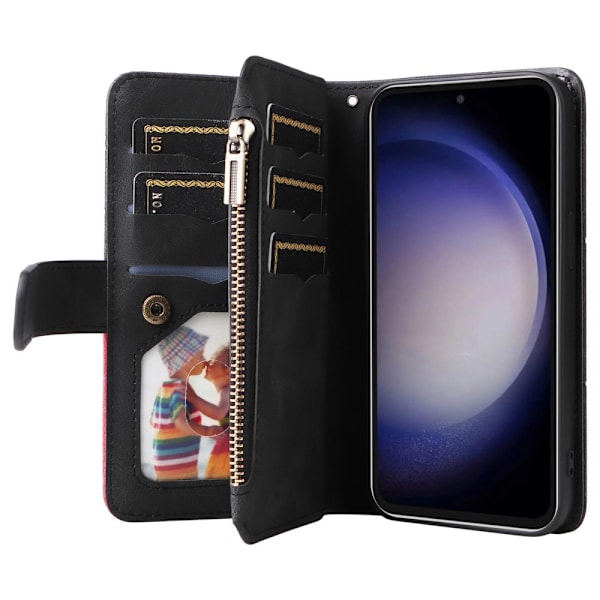 KT Multifunktion Series-5 Til Samsung Galaxy S23 FE Telefontaske Black