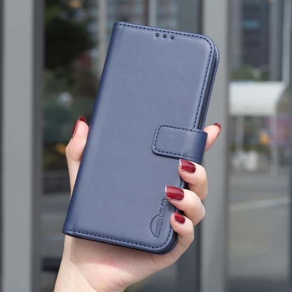 BINFEN COLOR Telefonlommebokdeksel til iPhone 18 Pro / 17 Pro Blue