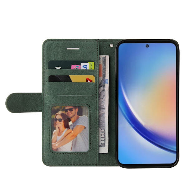 KT Plånboksfodral till Samsung Galaxy A35 - Grön Grön