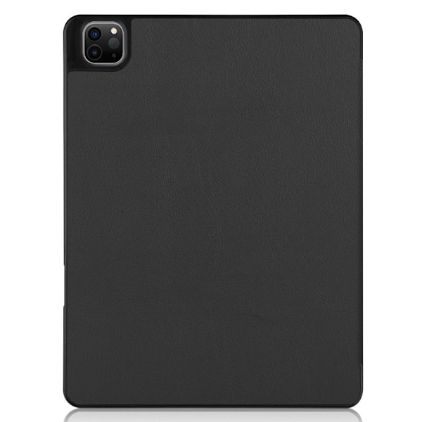 iPad 12.9" Pro 2021 Trifoldet Stand Tabletetui Cover - Sort Black