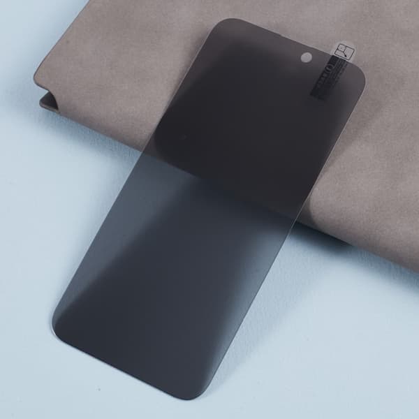 til iPhone 15 Plus fuld dækning Hærdet glas anti - spion Privacy Transparent