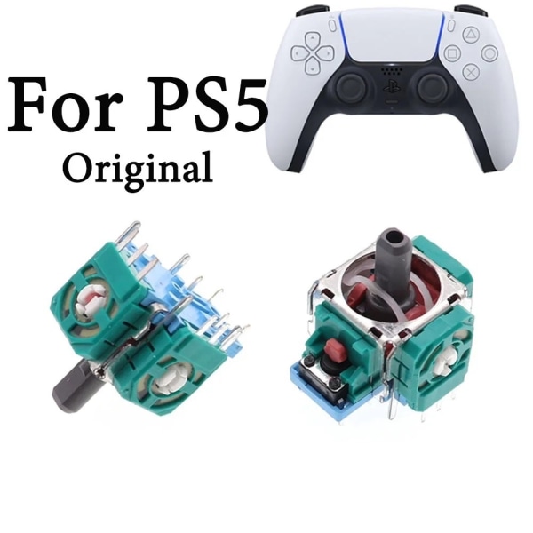 För PS5 Kontroll Ersättning 3D Thumb Stick Rocker Sensor Modul Svart