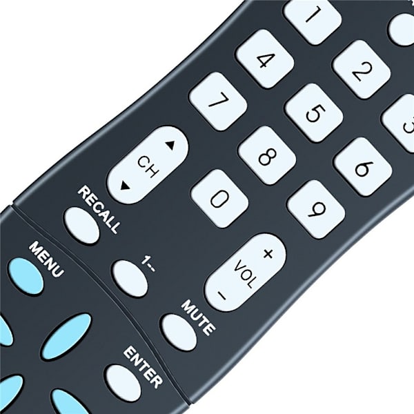 Fjernkontroll utskiftning for GXCC for Sanyo TV Black