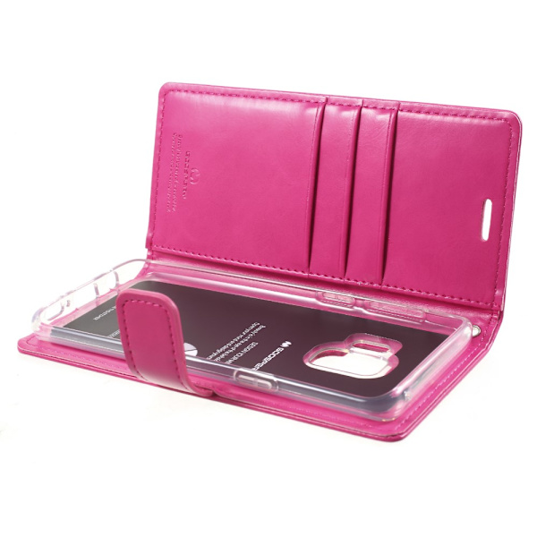 MERCURY GOOSPERY Blå Måne Etui Samsung Galaxy S9 SM-G960 - Rosa Pink