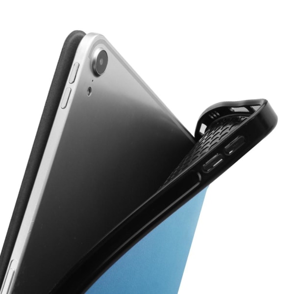 Apple iPad Air (2020) (2022) Slim fit tri-fold fodral - Ljusblå Blå