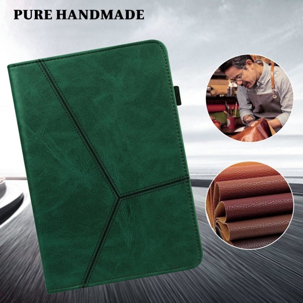 Til iPad 10.2 (2021)/(2020)/(2019) Almindeligt PU-læder tabletcover Green