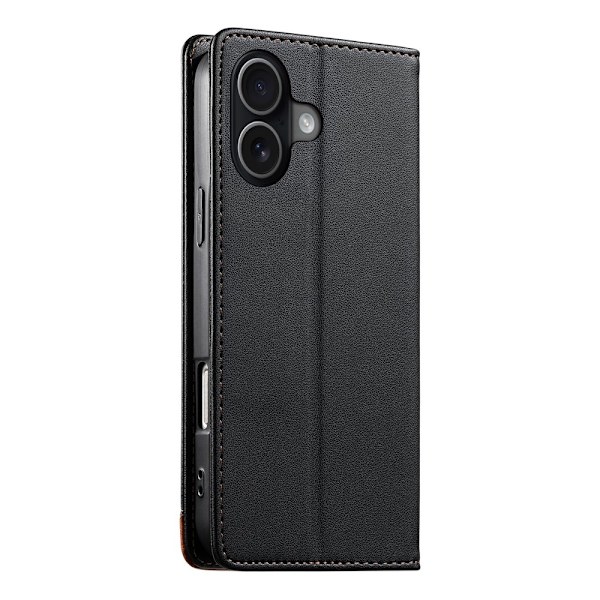 DIERFENG Til iPhone 17 Pungcover RFID Beskyttelse Stander - Sort Black