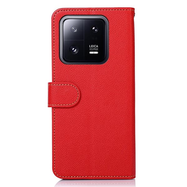 KHAZNEH Pung etui til Xiaomi 14 - rød - sort Red