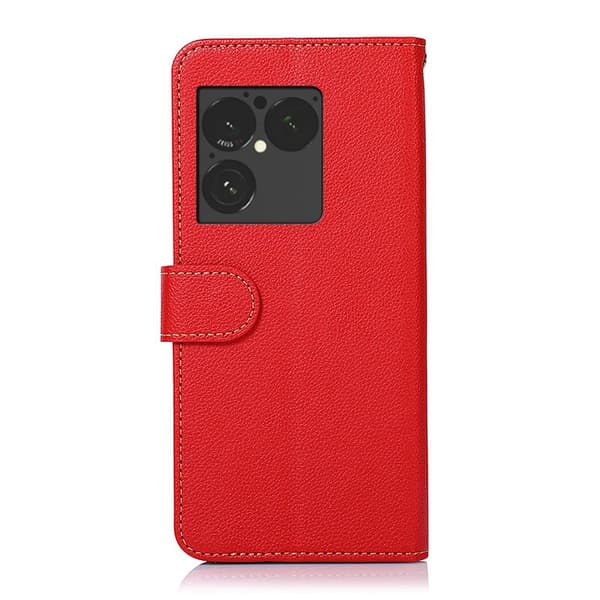 KHAZNEH Plånboksfodral med Stativ för Sony Xperia 1 VIII Red
