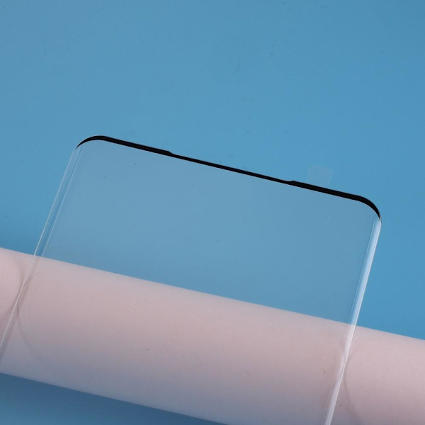 Samsung Galaxy S20 Ultra kaareva täysikokoinen karkaistu lasi (sormenjälkien lukitus) Transparent