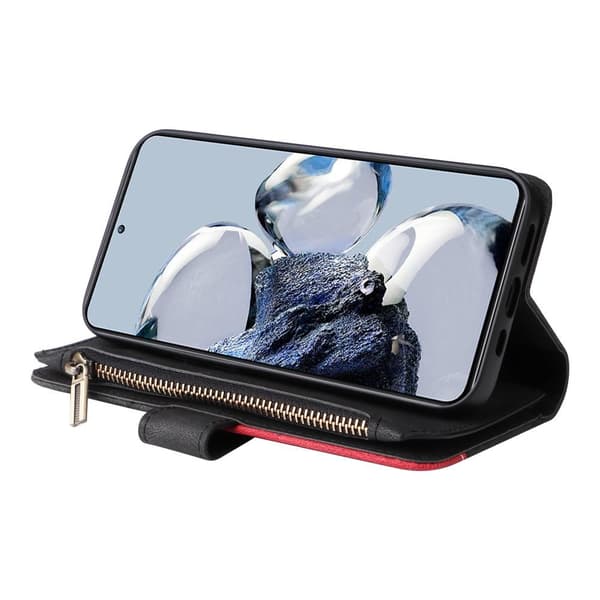 KT multifunktionsserie - 5 til Xiaomi 12T/12T Pro telefonetui Black