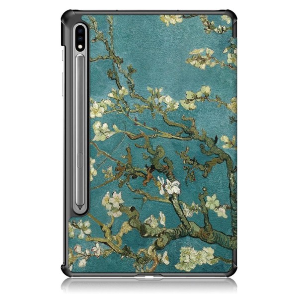 Trifoldet stativ Smart Taske til Samsung Galaxy Tab S7 FE/Tab S7 Plus/Tab S8+ Multicolor
