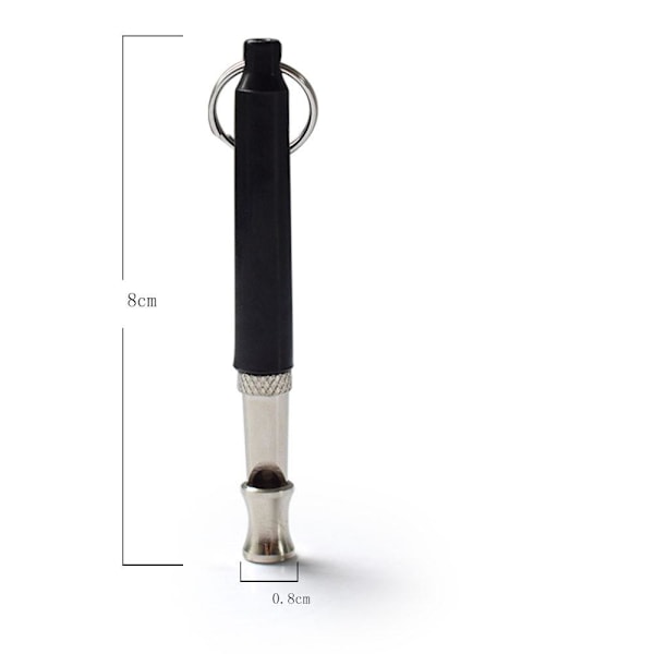 Professional WhistCall Dog Ultra-sonic Whistle for Bark Control and Obedience Black
