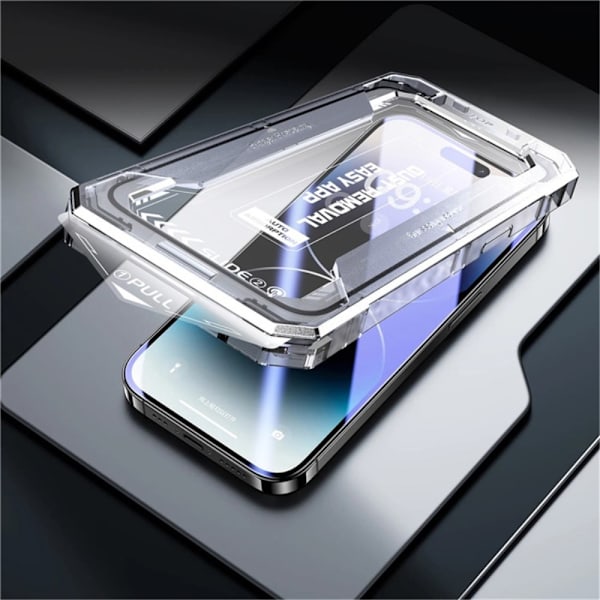 För iPhone 16 Plus / 15 PlusAnti-spion Privacy Skärmskydd i härdat glas