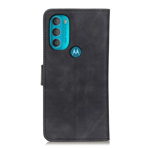 Motorola Moto G71 5G KHAZNEH Plånboksfodral Svart