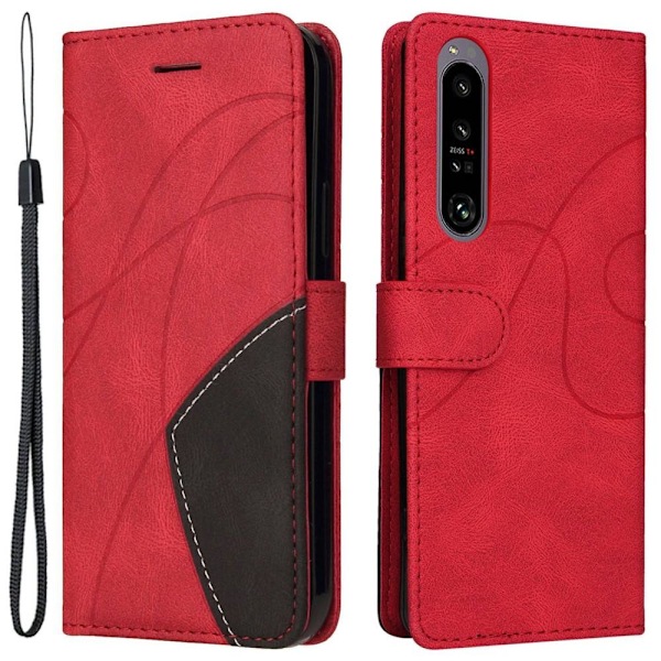 Til Sony Xperia 1 IV 5G KT-serie-1 dobbeltfarve Black